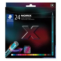   STAEDTLER Színes ceruza készlet, STAEDTLER "Norix® 186", 24 különböző szín