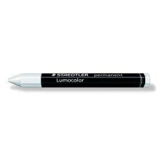   STAEDTLER Jelölőkréta, mindenre író, vízálló (omnigraph), STAEDTLER "Lumocolor 236", fehér