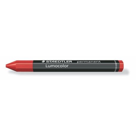 STAEDTLER Jelölőkréta, mindenre író, (omnigraph), STAEDTLER "Lumocolor 236", piros