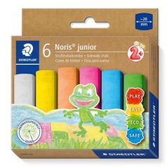   STAEDTLER Aszfaltkréta, jumbo, STAEDTLER "Noris® Junior 2365", 6 szín