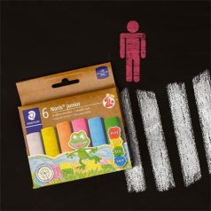   STAEDTLER Aszfaltkréta, jumbo, STAEDTLER "Noris® Junior 2365", 6 szín