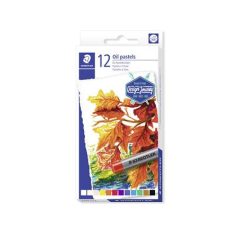   STAEDTLER Olajpasztell kréta, STAEDTLER "2420", 12 különböző szín