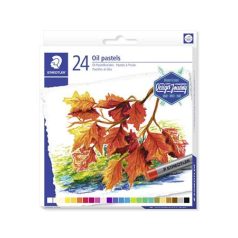   STAEDTLER Olajpasztell kréta, STAEDTLER "2420", 24 különböző szín