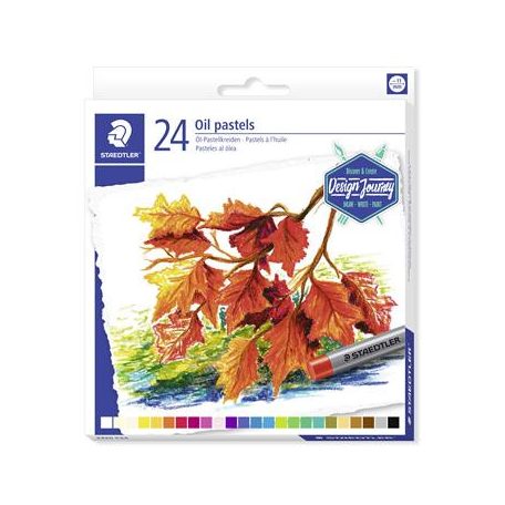 STAEDTLER Olajpasztell kréta, STAEDTLER "2420", 24 különböző szín