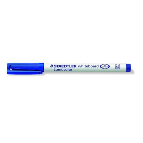 STAEDTLER Táblamarker, 1 mm, M, kúpos, STAEDTLER "Lumocolor 301", kék