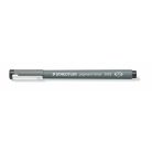 STAEDTLER Tusfilc, 0,05 mm, STAEDTLER "Pigment Liner 308", fekete