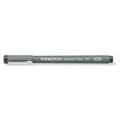 STAEDTLER Tusfilc, 0,1 mm, STAEDTLER "Pigment Liner 308", fekete