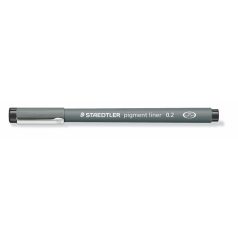   STAEDTLER Tusfilc, 0,2 mm, STAEDTLER "Pigment Liner 308", fekete