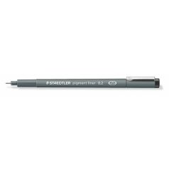   STAEDTLER Tusfilc, 0,2 mm, STAEDTLER "Pigment Liner 308", fekete