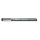 STAEDTLER Tusfilc, 0,3 mm, STAEDTLER "Pigment Liner 308", fekete