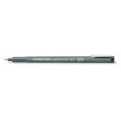   STAEDTLER Tusfilc, 0,3 mm, STAEDTLER "Pigment Liner 308", fekete
