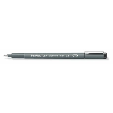STAEDTLER Tusfilc, 0,4 mm, STAEDTLER "Pigment Liner 308", fekete