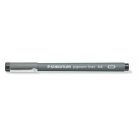 STAEDTLER Tusfilc, 0,6 mm, STAEDTLER "Pigment Liner 308", fekete