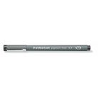 STAEDTLER Tusfilc, 0,7 mm, STAEDTLER "Pigment Liner 308", fekete