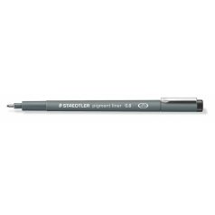   STAEDTLER Tusfilc, 0,8 mm, STAEDTLER "Pigment Liner 308", fekete