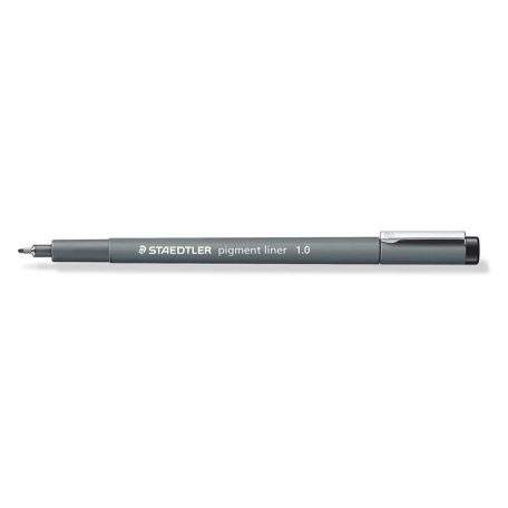 STAEDTLER Tusfilc, 1 mm, STAEDTLER "Pigment Liner 308", fekete