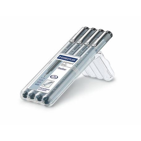 STAEDTLER Tusfilc készlet, STAEDTLER "Pigment Liner 308", fekete