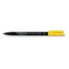   STAEDTLER Alkoholos marker, OHP, 0,4 mm, STAEDTLER "Lumocolor® 313 S", sárga
