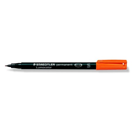 STAEDTLER Alkoholos marker, OHP, 0,4 mm, STAEDTLER "Lumocolor® 313 S", narancssárga
