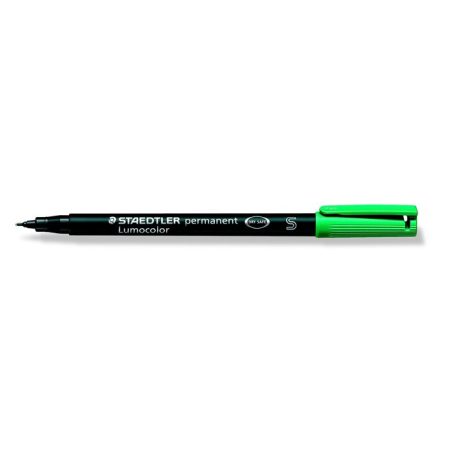 STAEDTLER Alkoholos marker, OHP, 0,4 mm, STAEDTLER "Lumocolor® 313 S", zöld