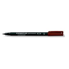   STAEDTLER Alkoholos marker, OHP, 0,4 mm, STAEDTLER "Lumocolor® 313 S", barna