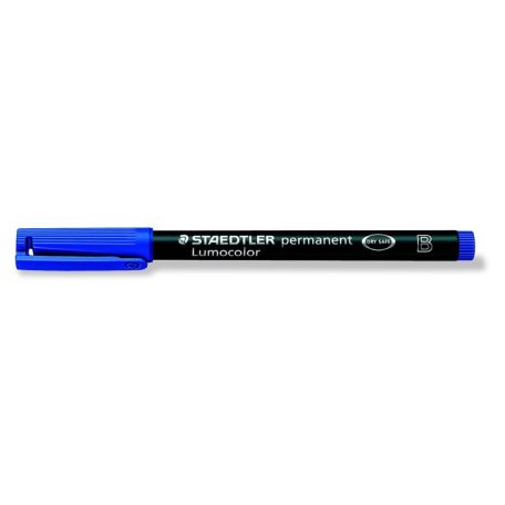 STAEDTLER Alkoholos marker, OHP, 1-2,5 mm, STAEDTLER "Lumocolor® 314 B", kék