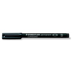   STAEDTLER Alkoholos marker, OHP, 1-2,5 mm, STAEDTLER "Lumocolor® 314 B", fekete