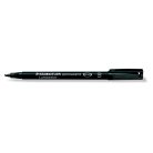 STAEDTLER Alkoholos marker, OHP, 1-2,5 mm, STAEDTLER "Lumocolor® 314 B", fekete