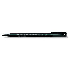   STAEDTLER Alkoholos marker, OHP, 1-2,5 mm, STAEDTLER "Lumocolor® 314 B", fekete