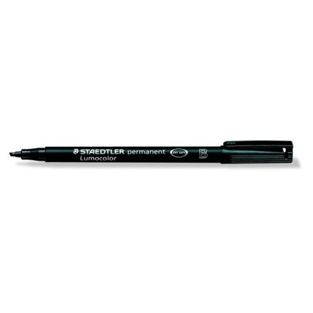 STAEDTLER Alkoholos marker, OHP, 1-2,5 mm, STAEDTLER "Lumocolor® 314 B", fekete