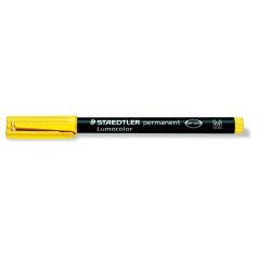   STAEDTLER Alkoholos marker, OHP, 1 mm, STAEDTLER "Lumocolor® 317 M", sárga