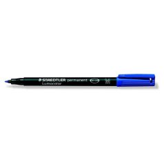   STAEDTLER Alkoholos marker, OHP, 1 mm, STAEDTLER "Lumocolor® 317 M", kék