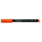 STAEDTLER Alkoholos marker, OHP, 1 mm, STAEDTLER "Lumocolor® 317 M", narancssárga