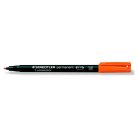 STAEDTLER Alkoholos marker, OHP, 1 mm, STAEDTLER "Lumocolor® 317 M", narancssárga