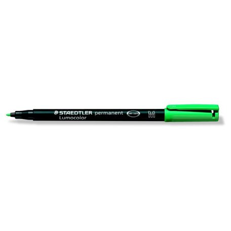 STAEDTLER Alkoholos marker, OHP, 1 mm, STAEDTLER "Lumocolor® 317 M", zöld