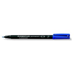   STAEDTLER Alkoholos marker, OHP, 0,6 mm, STAEDTLER "Lumocolor® 318 F", kék