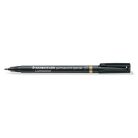 STAEDTLER Alkoholos marker, 0,6 mm, STAEDTLER "Lumocolor® special 319 F", fekete