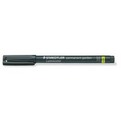   STAEDTLER Alkoholos marker, 1 mm, kúpos, STAEDTLER "Lumocolor® garden 319 GM", fekete