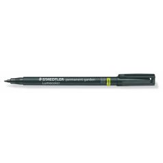   STAEDTLER Alkoholos marker, 1 mm, kúpos, STAEDTLER "Lumocolor® garden 319 GM", fekete