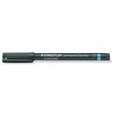   STAEDTLER Textil jelölő alkoholos marker, 0,6 mm, kúpos, STAEDTLER "Lumocolor® laundry 319 LM", fekete