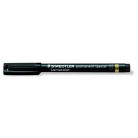 STAEDTLER Alkoholos marker, 0,4 mm, STAEDTLER "Lumocolor® special 319 S", fekete