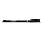 STAEDTLER Alkoholos marker, 0,4 mm, STAEDTLER "Lumocolor® special 319 S", fekete