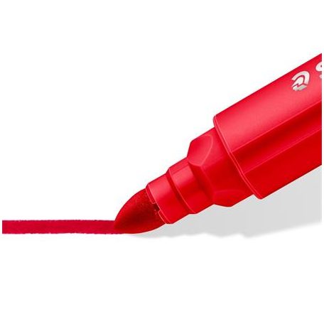 STAEDTLER Filctoll készlet, 3 mm, háromszögletű, kimosható, STAEDTLER "Noris® jumbo 328-B", 12 szín