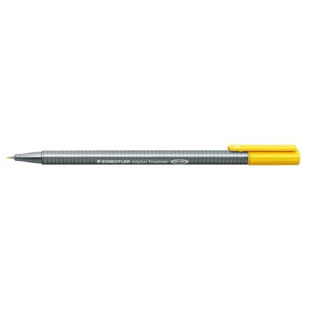STAEDTLER Tűfilc, 0,3 mm, STAEDTLER "Triplus 334", sárga