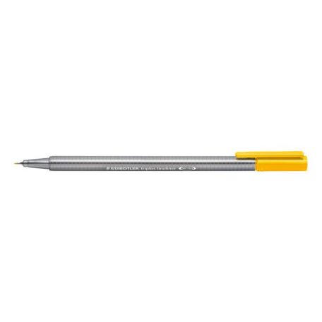 STAEDTLER Tűfilc, 0,3 mm, STAEDTLER "Triplus 334", napsárga
