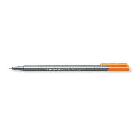 STAEDTLER Tűfilc, 0,3 mm, STAEDTLER "Triplus 334", neon narancssárga