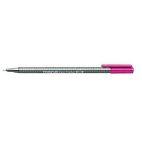 STAEDTLER Tűfilc, 0,3 mm, STAEDTLER "Triplus 334", sötétmályva