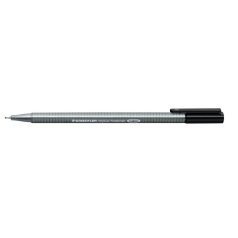   STAEDTLER Tűfilc, 0,3 mm, STAEDTLER "Triplus 334", fekete