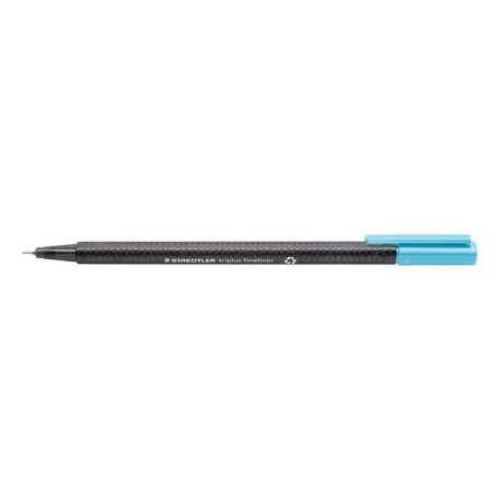 STAEDTLER Tűfilc készlet feltekerhető tolltartóban vegyes színekben, 0,3 mm, STAEDTLER "Triplus® 334", 20 különböző szín