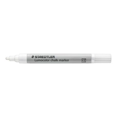 STAEDTLER Krétamarker, 2,4 mm, kúpos, STAEDTLER "Lumocolor® 344", fehér
